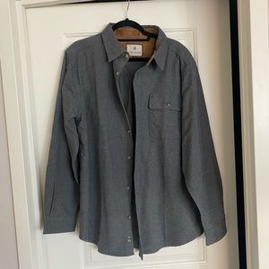 Grey legendary white tails flannel shirt